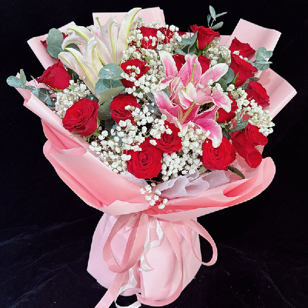 送新余分宜县钤阳西路211号分宜县人保财产保险公司的鲜花实拍图