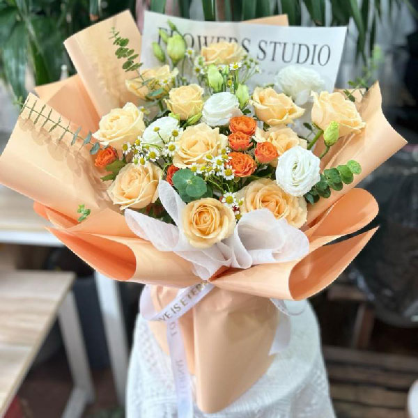 送宣城市宣州区陵西路82号紫金嘉园的鲜花实拍图