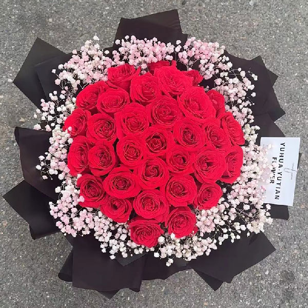 送许昌市襄城县青云路美菱嘉苑东北首创花园的鲜花实拍图