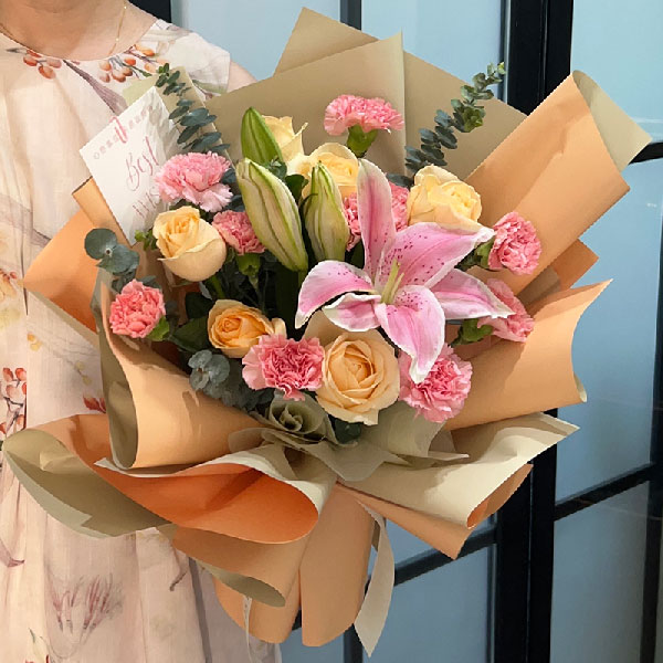 送恵州第二妇幼医院(江北分院)的鲜花实拍图