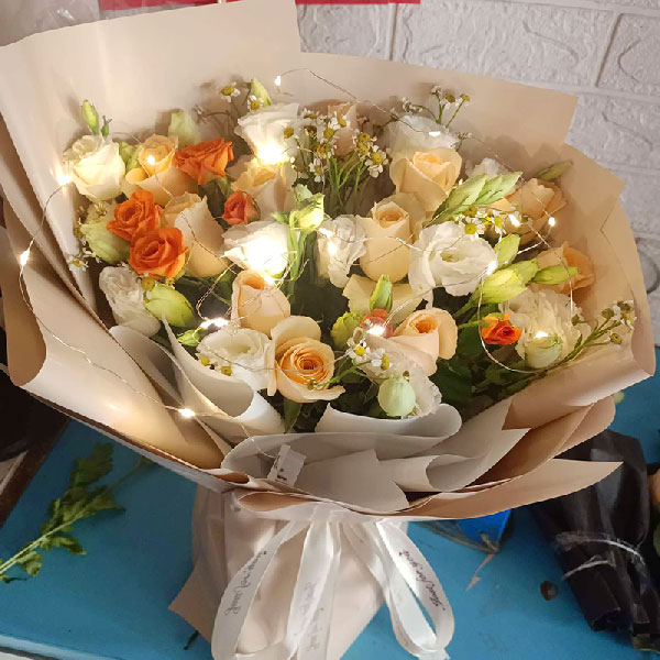 送湖北省武汉市武昌区水果湖街道东湖路107号卫生小路湖北省财政厅宿舍的鲜花实拍图