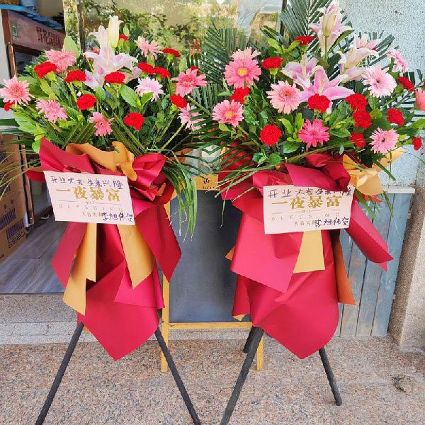 送石嘴山大武口隆湖一站龙湖驿站古宜堂(民安医药药店旁)的鲜花实拍图