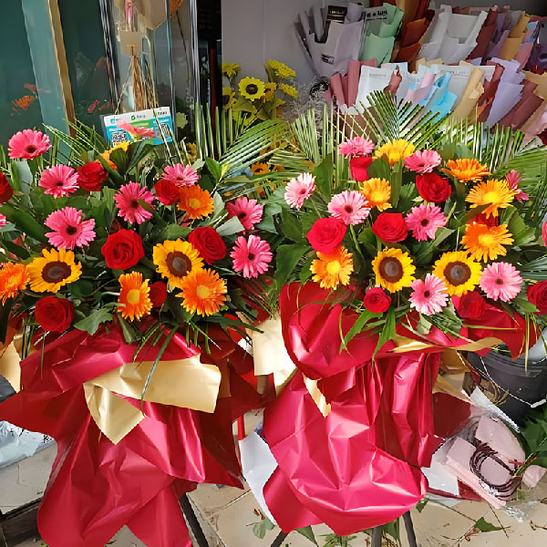 送焦作市温县黄河街道米路东的鲜花实拍图