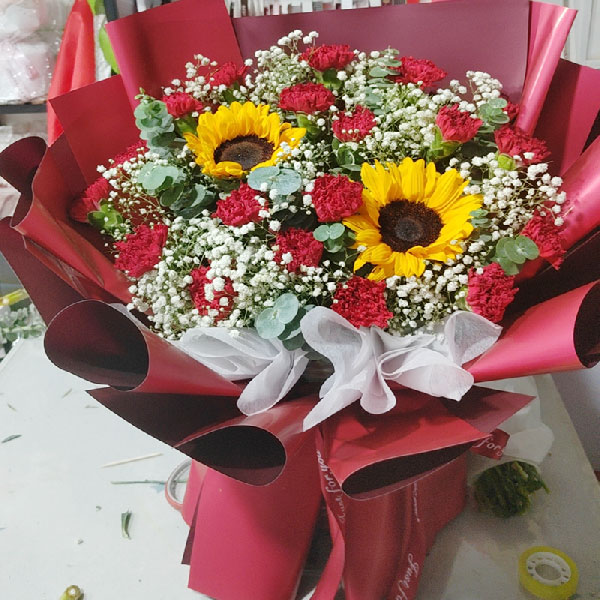 送河南省焦作市修武县环城南路40号的鲜花实拍图