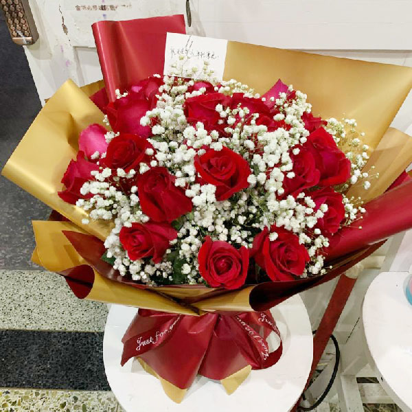 送金华婺城区项宅小区2号的鲜花实拍图