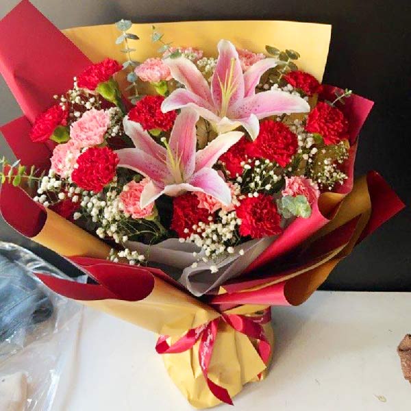 送广东省揭阳市榕城区晓翠路华诚花园一期的鲜花实拍图