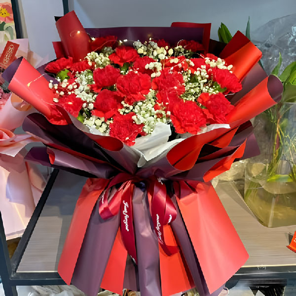 送山西省运城市稷山县桥口林业局旁汽修厂的鲜花实拍图