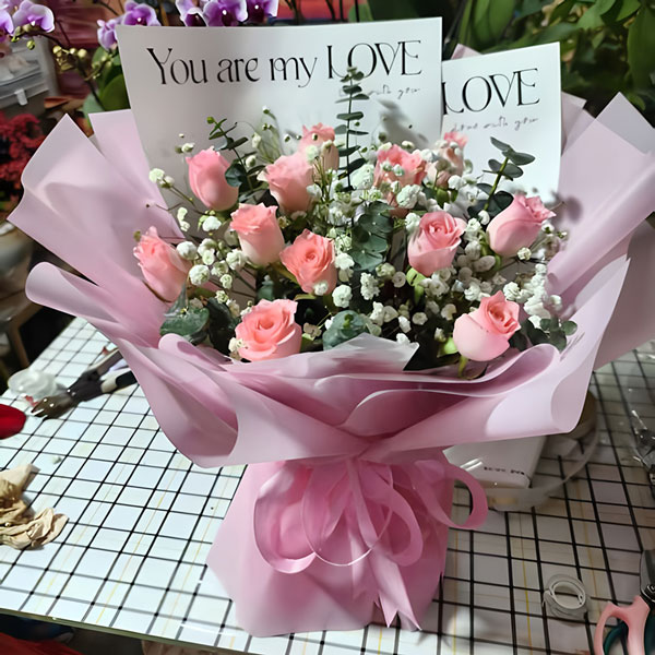 送武江区武江大道北外滩华府的鲜花实拍图