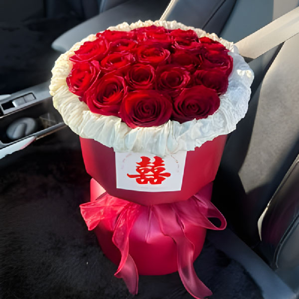 送珲春市环亚山城133栋的鲜花实拍图