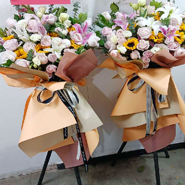 送北京朝阳区胜古中路2号院5号金基业大厦的鲜花实拍图