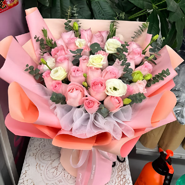 送新邵县大新镇大新社区的鲜花实拍图