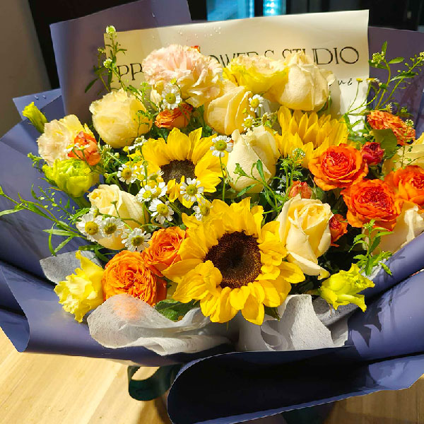 送长沙市望城区第一中学的鲜花实拍图