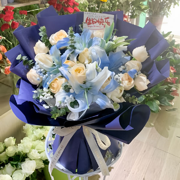 送永州市东安大庙口镇的鲜花实拍图