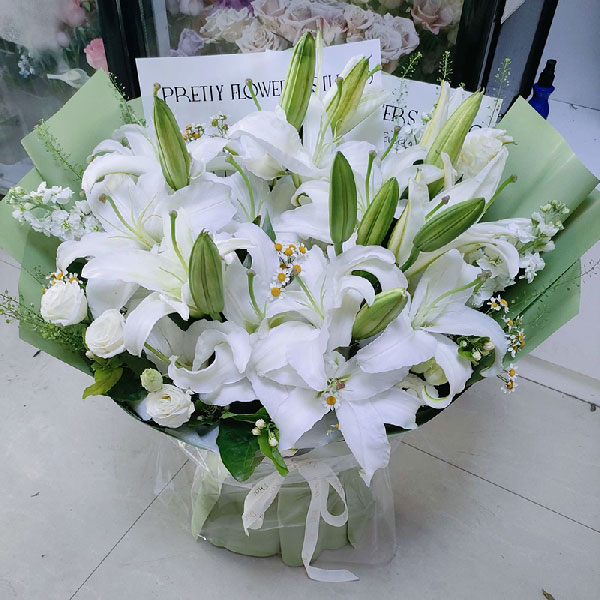 送吉林省辽源市东丰县盛京府邸的鲜花实拍图