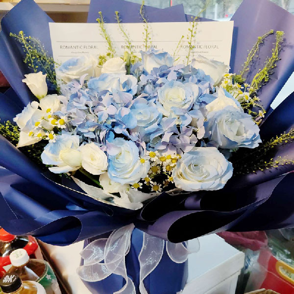 送安徽省淮北市相山区南黎街道温哥华城四期的鲜花实拍图